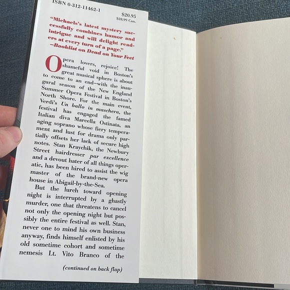 Mask for a Diva: A Stan Kraychik Mystery. Grant Michaels. Novel 1st edition - Picture 3 of 10